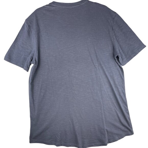 Mutual Weave Mens Ombre Blue T-Shirt LT 100% Cotton - Picture 2 of 9